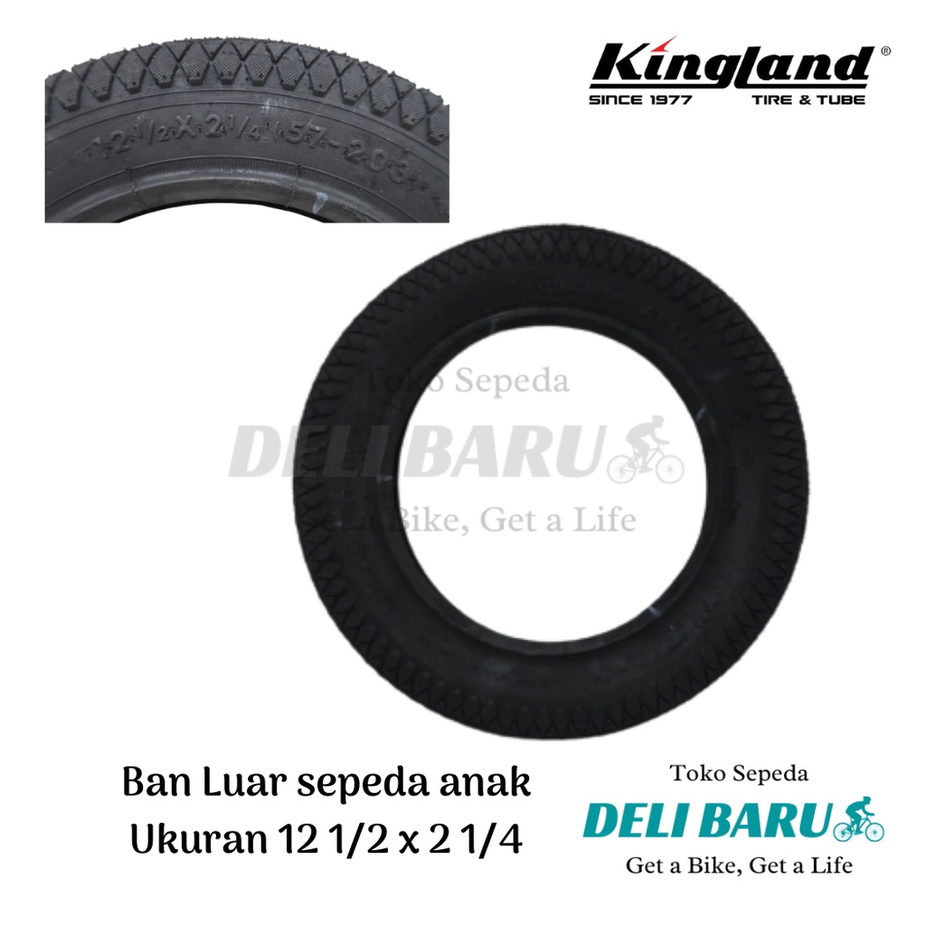 Kingland Ban Luar 12 1/2 x 2 1/4 sepeda anak