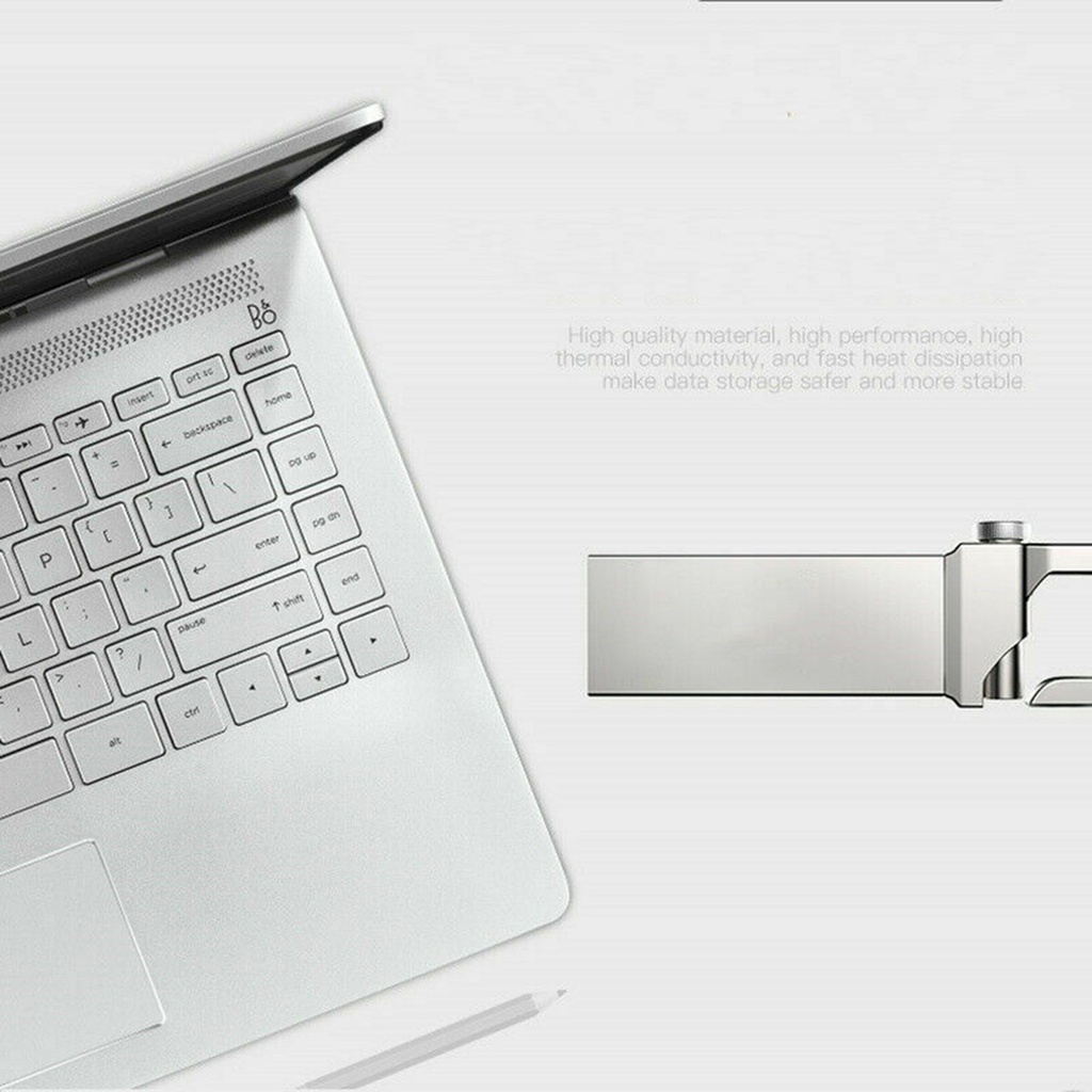 Flash Drive Eksternal USB 3.0 1TB / 2TB Plug and Play Kecepatan Tinggi Untuk Komputer