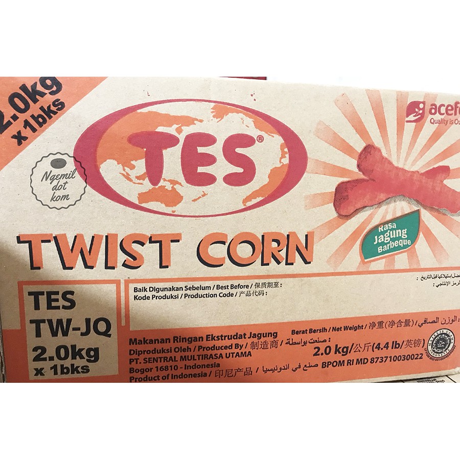 

ADR TES TWIST CORN 250gr / JAGUNG BBQ / JAGUNG PANGGANG (BALADO)