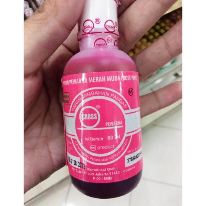 

langsung order saja] PEWARNA CROSS ROSE PINK 60ML