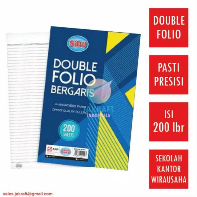 

Double folio 200 lebar