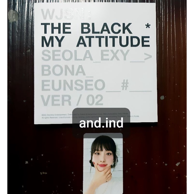 WJSN THE BLACK ALBUM ONLY VER. 2 + PC SEOLA