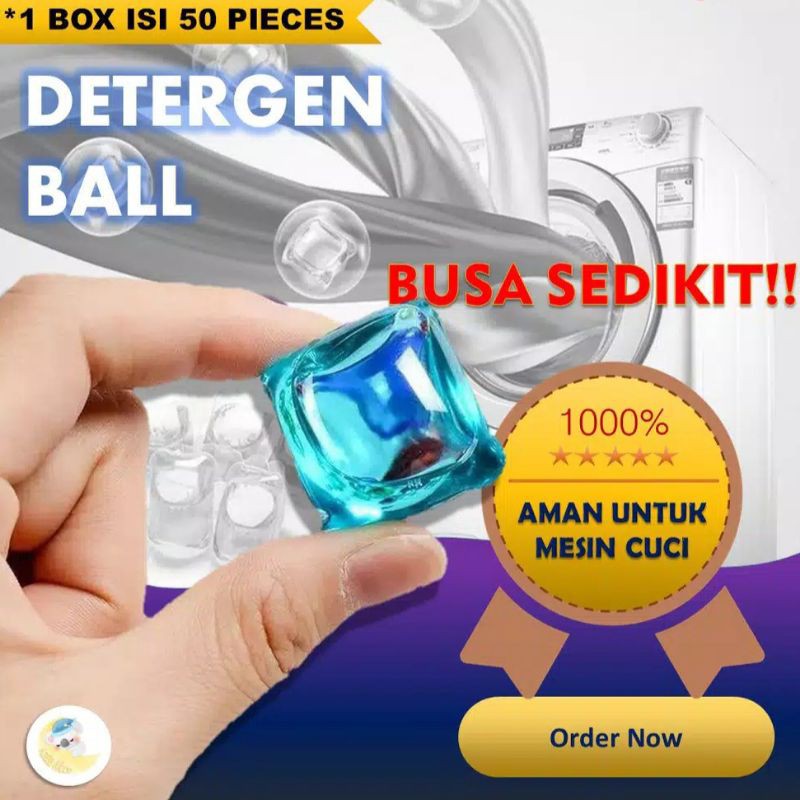 [50pcs] Laundry detergent Gel Ball / SABUN cuci baju antiseptik / Deterjen Laundry Gel Ball