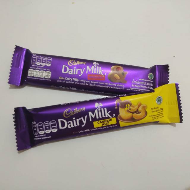 

coklat cadbury dairy milk 30 gr