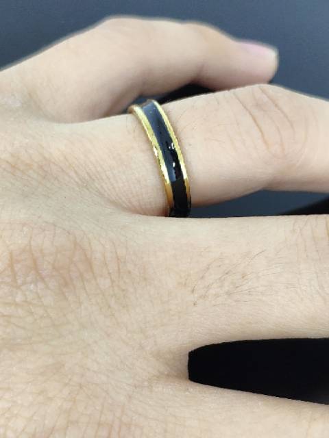 Cincin titanium couple cincin kawin harga per 1pcs