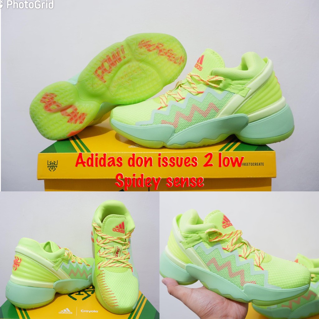 sepatu basket adidas don issue 2 low spidey sense