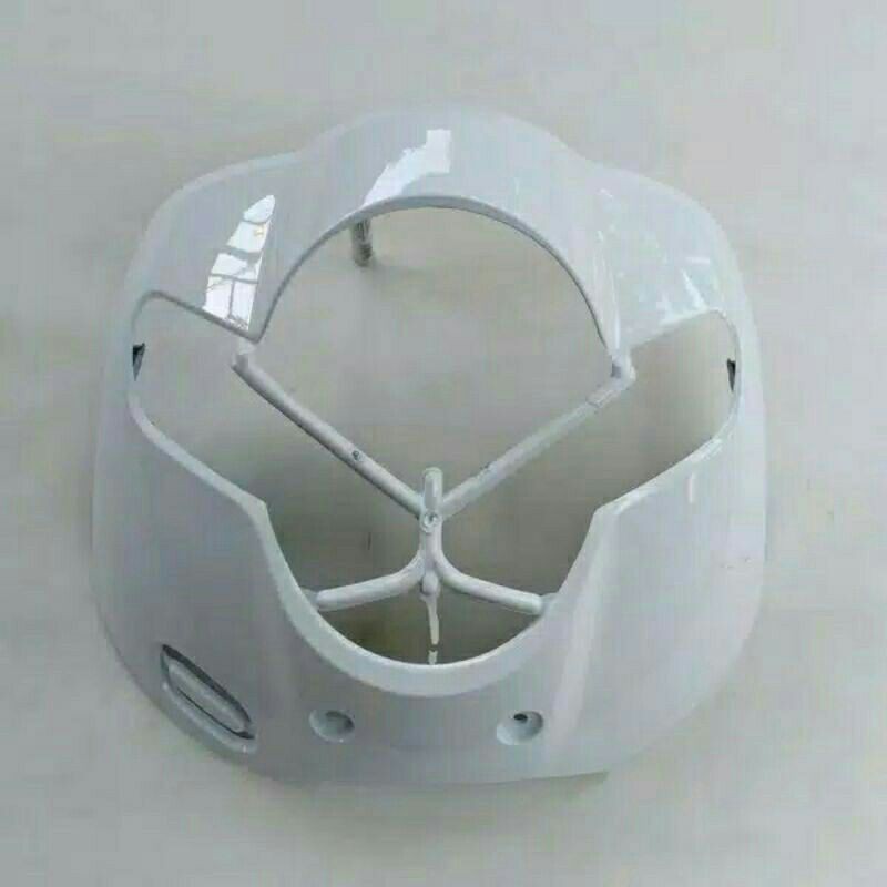tameng depan scoopy fi 2017 2020 putih / bodi / body depan / cover lampu depan scoopy