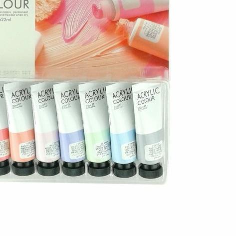 

♪ SET 8 WARNA PASTEL ART RANGER ACRYLIC PAINT CAT AKRILIK - Neon ✶