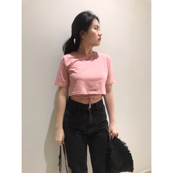 Selim Label Sydney Crop Top Basic Atasan Croptop Korean Style Crop Top Wanita