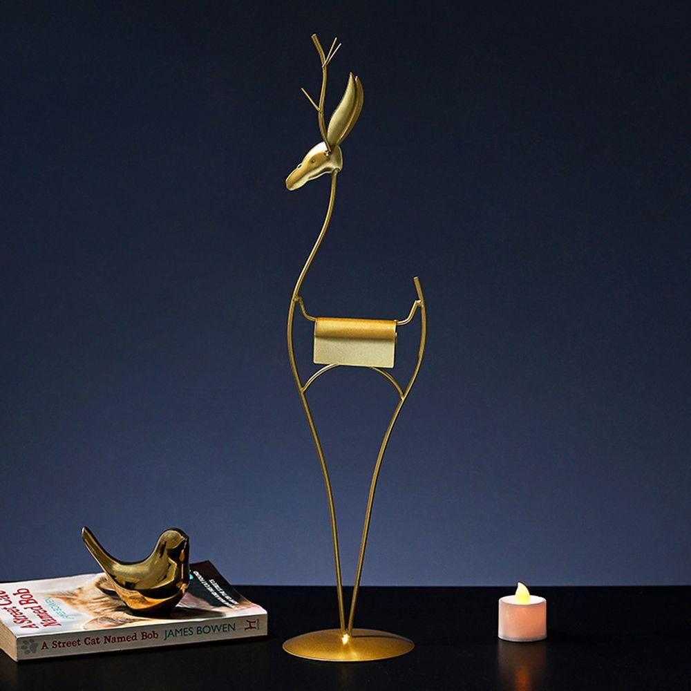 Populer Patung Rusa Emas Dekorasi Rumah Nordic Ornamen Hias Art Figurine