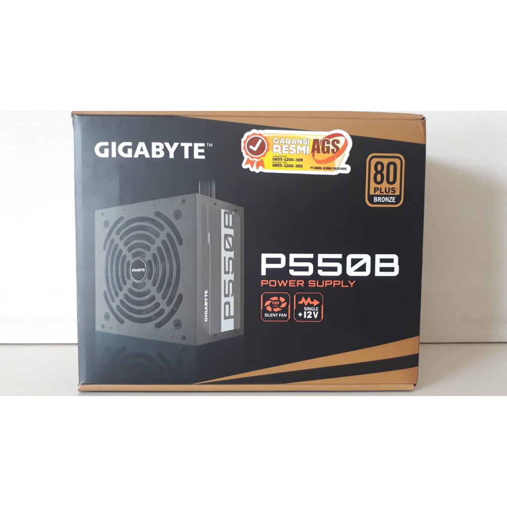 GIGABYTE PB550 500WATT 80 PLUS BRONZE PSU / 80+