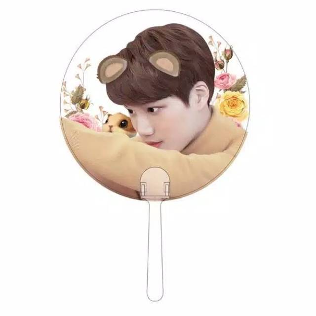SALE  READY EXO FAN KIPAS TRANSPARAN HANDFAN SEHUN KAI KPOP STUFF MERCHANDISE