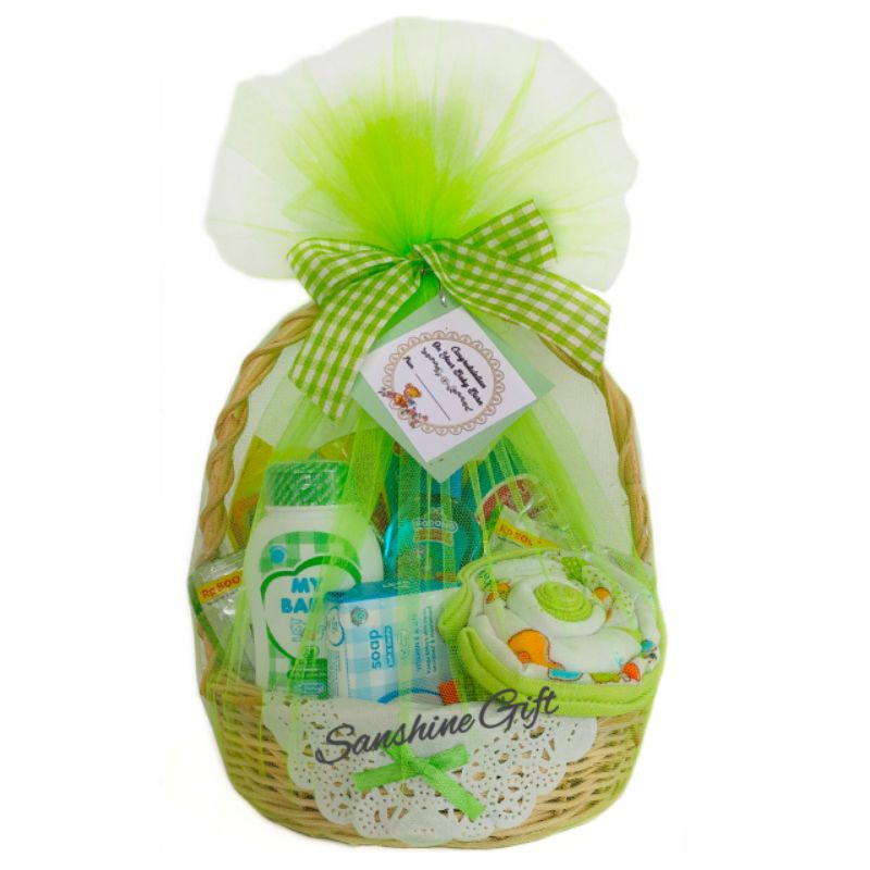Parcel bayi / Baby gift / Kado bayi / Hampers bayi-Hijau