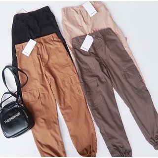  BAGGY  DIVA JOGER CARGO  STRADIVARIUS PANTS AMERICAN DRILL 