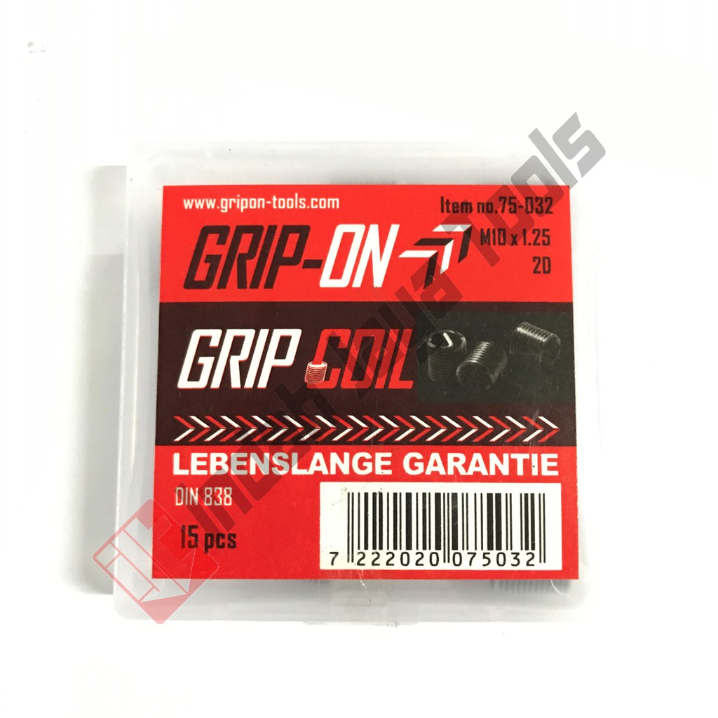 GRIP ON 75-032 Grip Coil M 10 x 1.25 2D Tap Drat Tambah Daging