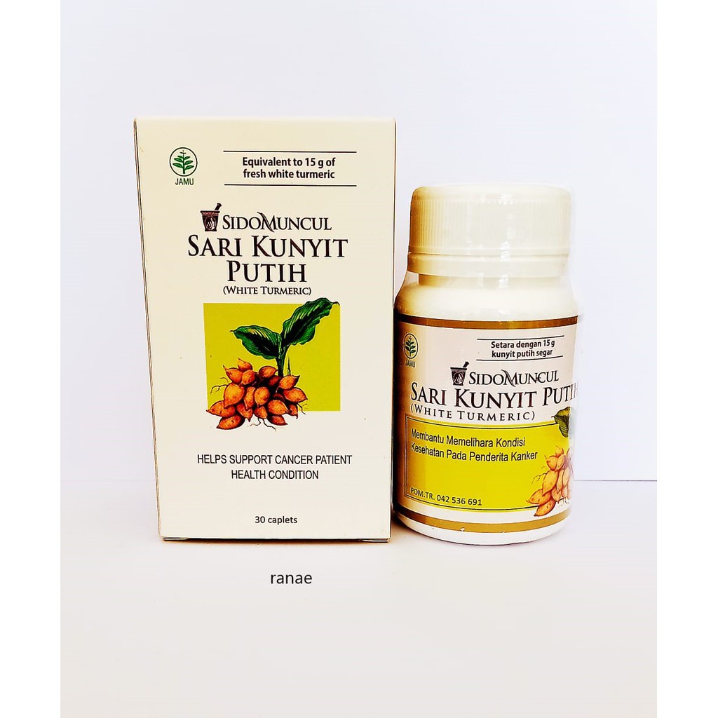 Sari Kunyit Putih Sidomuncul Herbal 30 kapsul - memelihara kesehatan