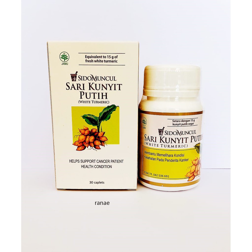 Sari Kunyit Putih Sidomuncul Herbal 30 kapsul - memelihara kesehatan