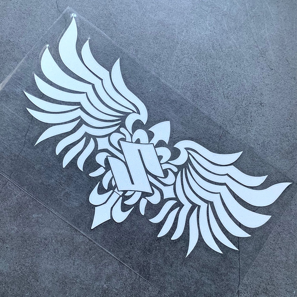 Stiker Laser Motif Sayap SUZUKI Untuk Dekorasi Jendela Samping Mobilmotor