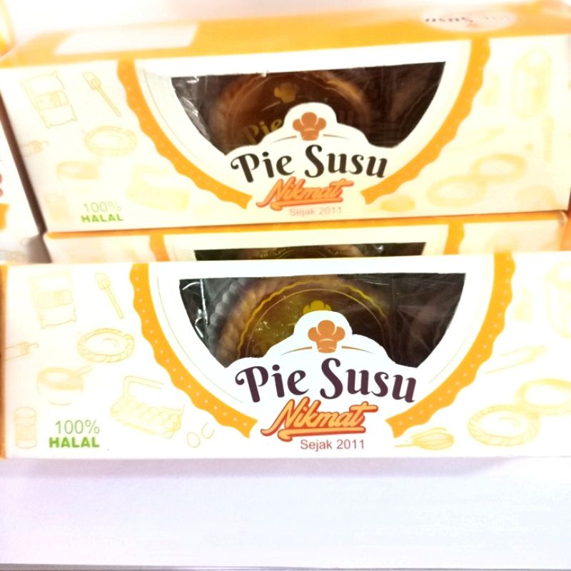 

Pie Susu Nikmat Pie susu fresh oleh oleh camilan sehat kue kering