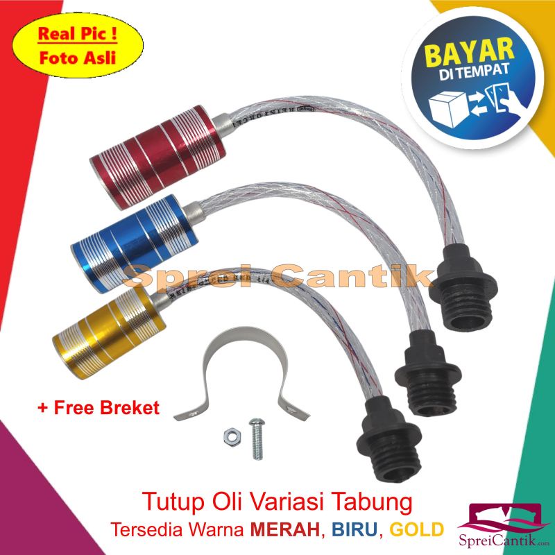 Tutup Oli Model Tabung Universal Semua Motor - Variasi Aksesoris Tutup Oli Motor Honda Beat Street /