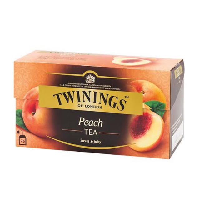 

TWININGS PEACH TEA 20pcs