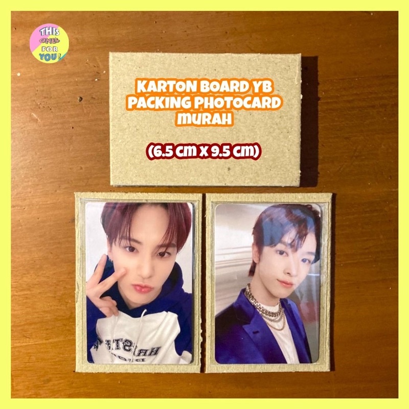 

[READY] KARTON / CARTON / YELLOW BOARD YB MURAH UKURAN 6.5 CM X 9.5 CM TEBAL 2MM UNTUK PACKING PHOTOCARD TRADING CARD PC TC KPOP GOODS MD NGEPAS PAS FIT NCT THE BOYZ TBZ SVT SEVENTEEN