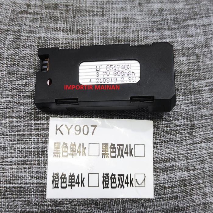 baterai drone KY907 pro lipo 3.7V 800mAH