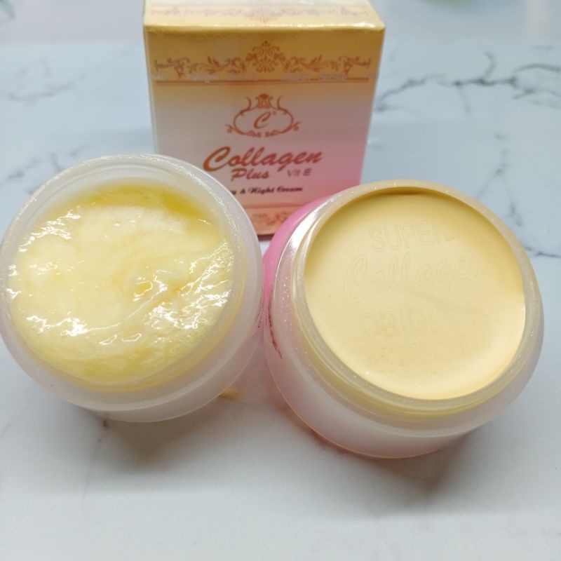 CREAM COLLAGEN SUSUN SIANG  &amp; MALAM IMPORT MALAYSIA LOGO C