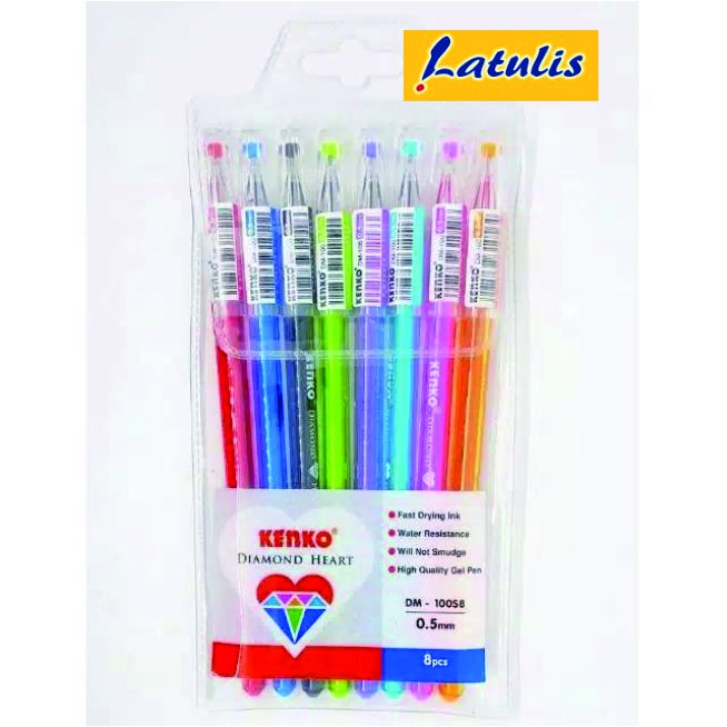 

Bolpen Gel Kenko Diamond DM-100S8