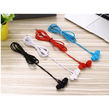 Headset / Earphone Karet Stereo 101 With Mic Suport Jack 3.5mm