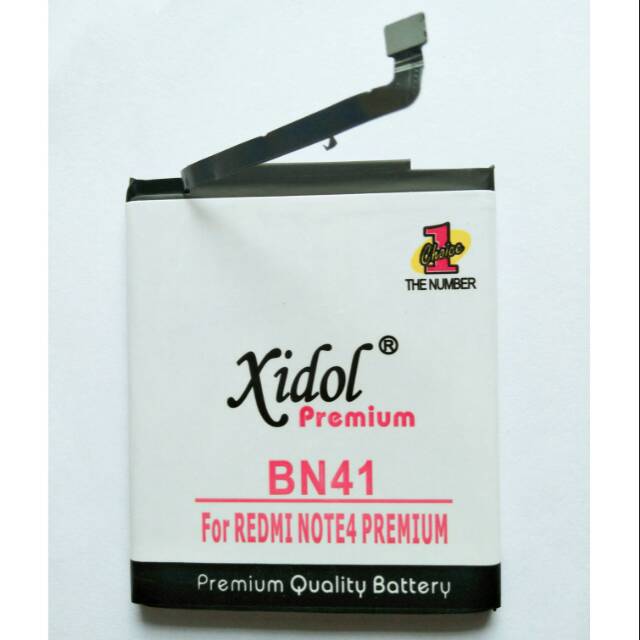 BATRE XIDOL XIAOMI REDMI NOTE 4 BN41 BATTERY BATTERAI PREMIUM