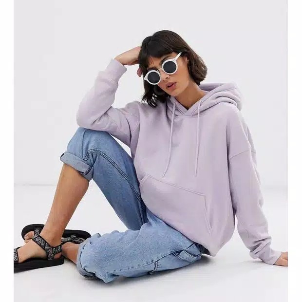 PREMIUM BANGET HOODIE LILAC - HOODIE CEWEK TERPOPULER TERLARIS