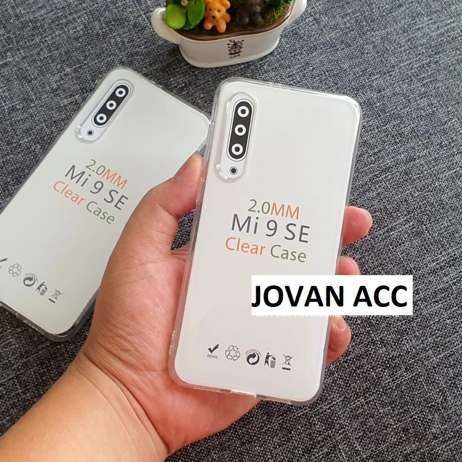 XIAOMI Mi 9 Mi 9T Mi 9 SE CASE HD BENING SOFTCASE 2mm CLEAR TRANSPARAN  SILIKON KARET SOFT CASING COVER PELINDUNG BELAKANG  T 9SE