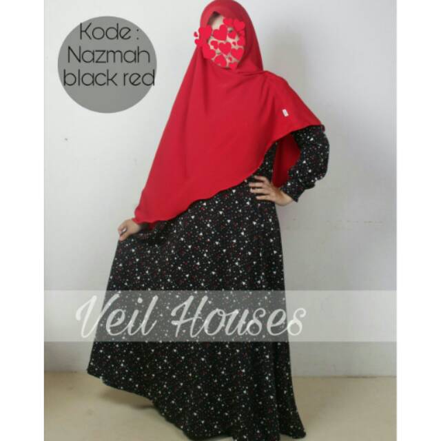 Nazmah Gamis Veil Houses Casual Syar'i (PO)