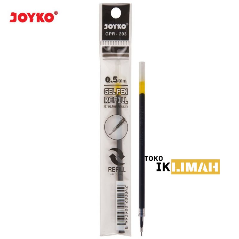 

Gel Pen Refill JOYKO GPR-203 0.5mm Hitam / Isi Ulang Pulpen / Pena