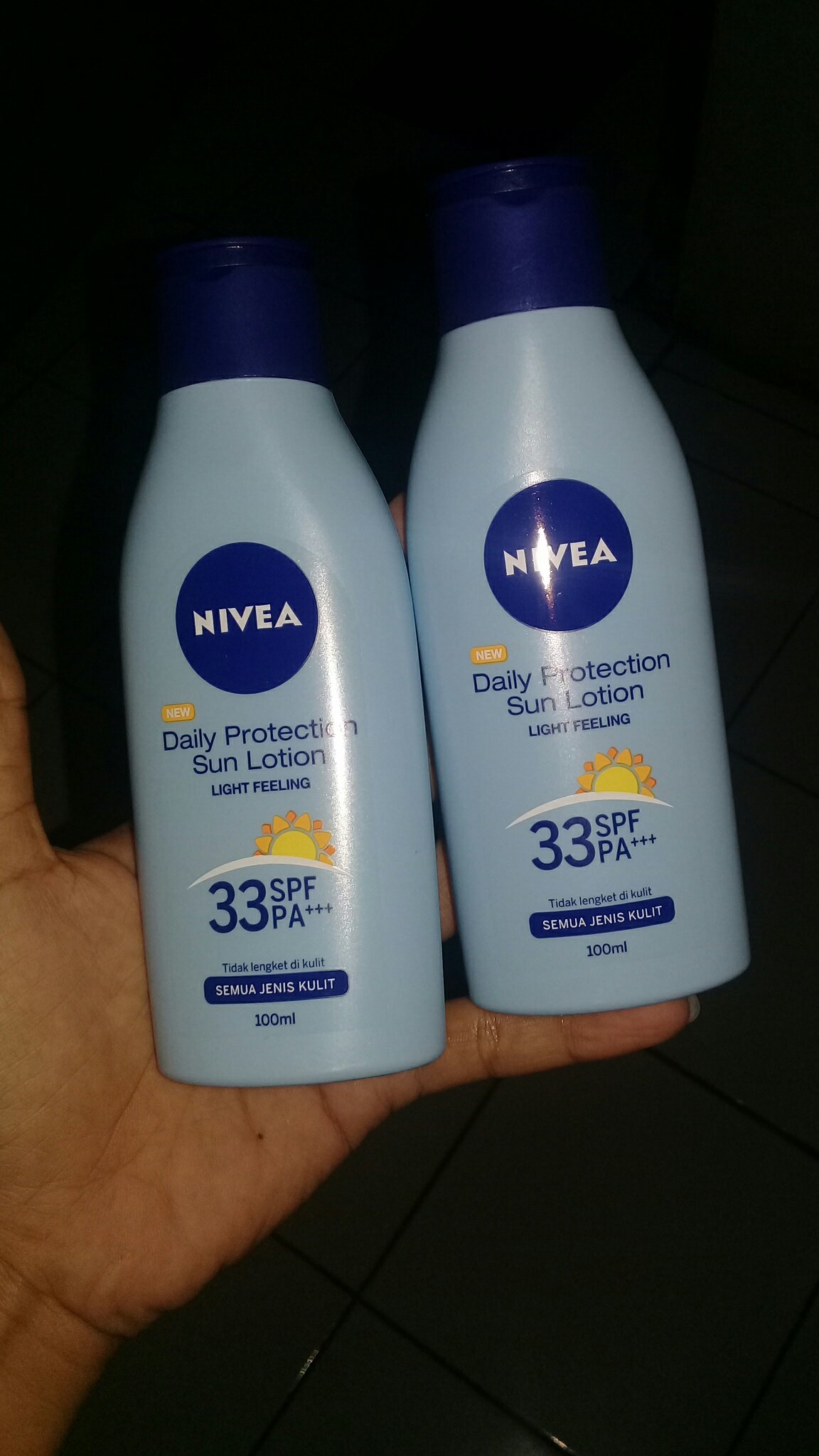 NIVEA Body Lotion Daily Protection Sun 100 ml 2 pcs Shopee Indonesia