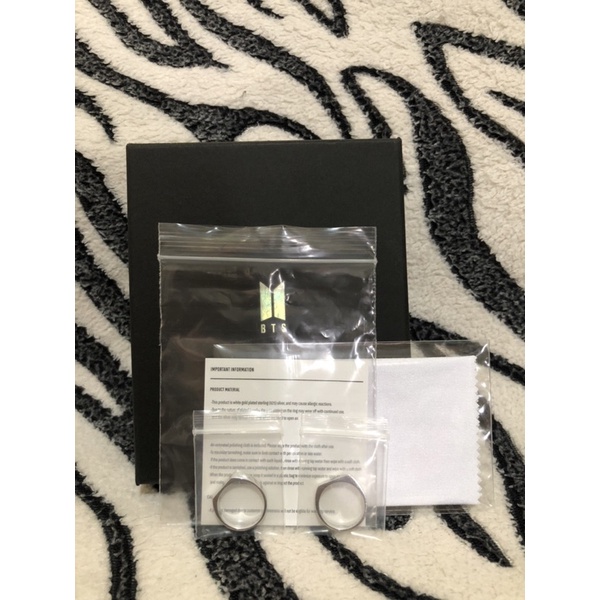 ORI BTS Official MOTS Map of the Soul Sterling 925 Silver Ring ARMY BTS engraved (no pc)