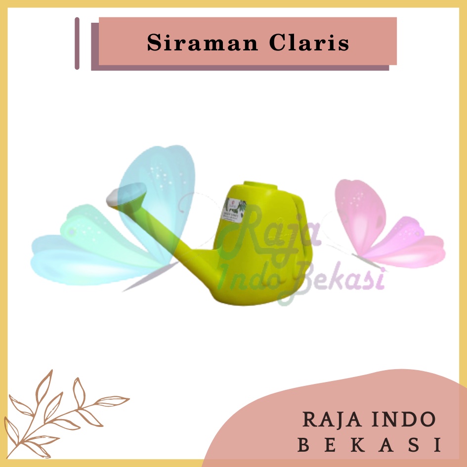 Claris 5953 1,3 Liter Pot Siram Siraman Alat Penyiram Tanaman Bunga Springtime Plastik Primavera 1,3 Liter Siraman Claris 5953 Gembor-Penyiram Tanaman Claris Mini 1 L