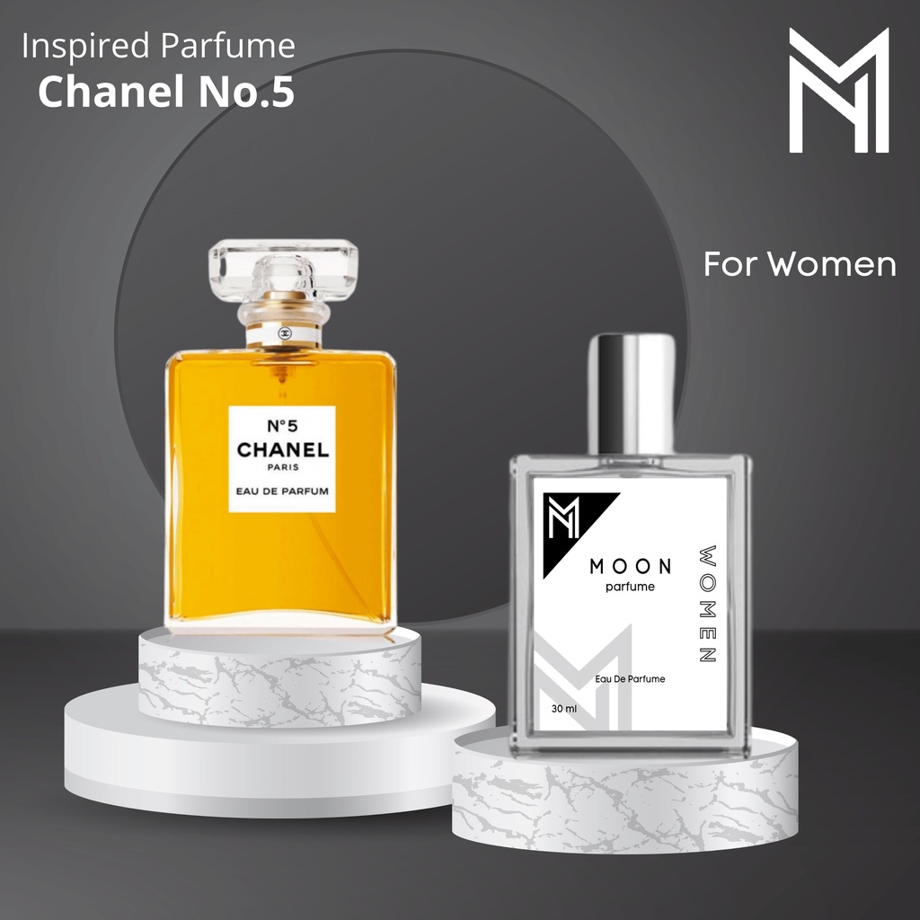 Moon Parfume Inspired Parfum Chanel No. 5 Farfume Farfum Minyak Wangi Tahan Lama Wanita