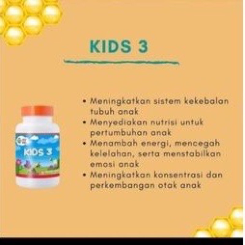 Kids 3 vitamin anak original HDI