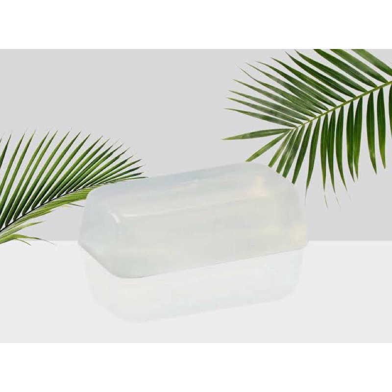 100gr/250gr/500gr/1kg Melt pour transparant soap base sabun badan melt & pour non sls