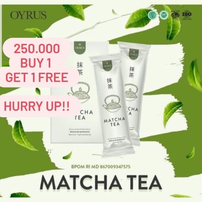 

(BISA COD) Oyrus matcha tea