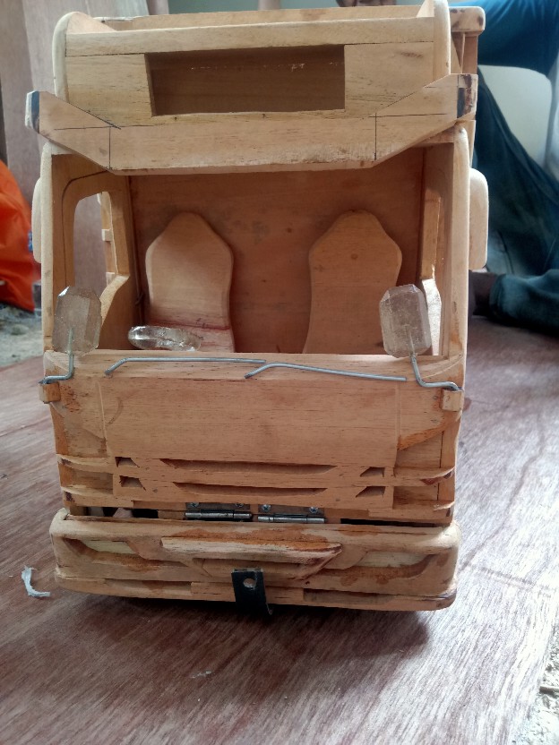  Miniatur  truk kayu  ukuran 25x70 cm Shopee Indonesia