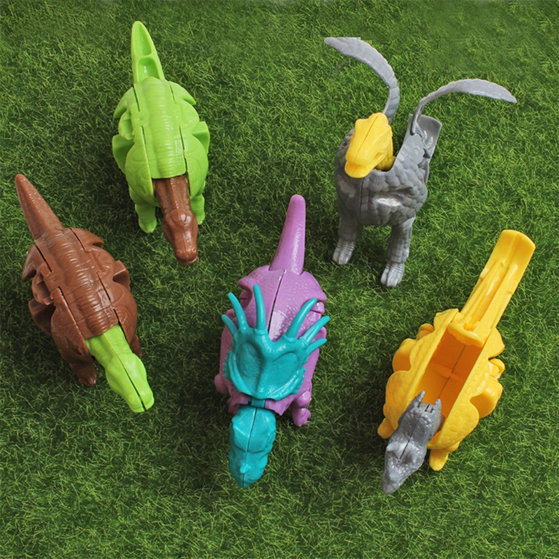 Mary Mainan Telur Dinosaurus Easter Eggs Dekorasi Desktop Foldable Game Party Toy