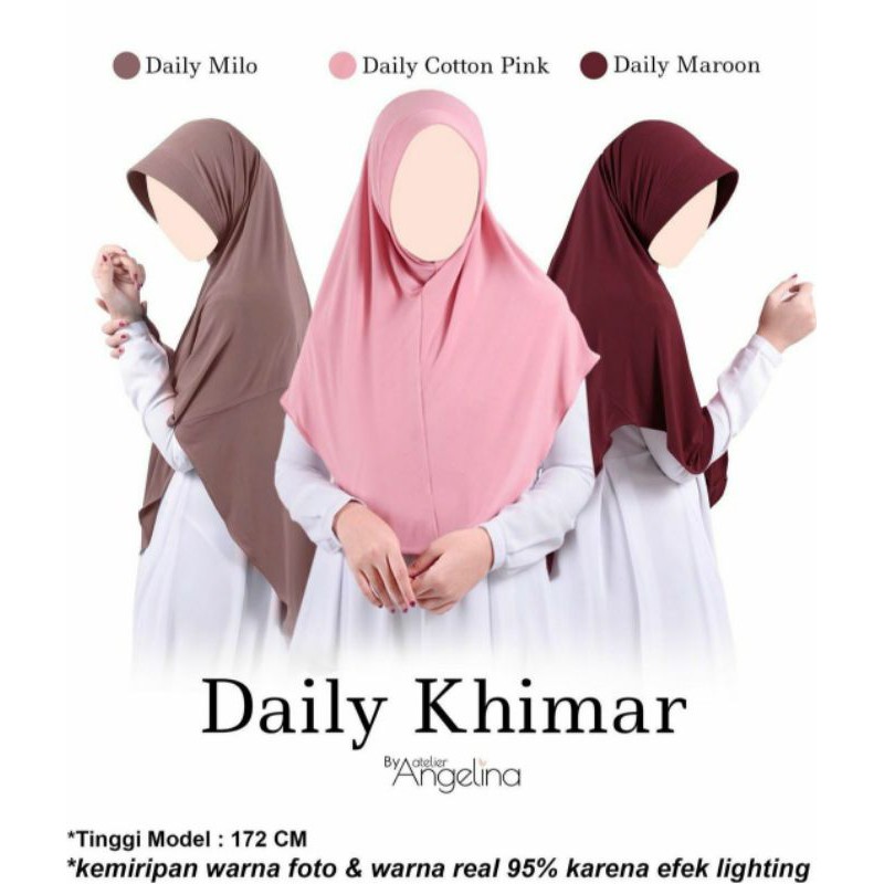 DAILY KHIMAR ATELIER ANGELINA EDISI AGUSTUS 2020