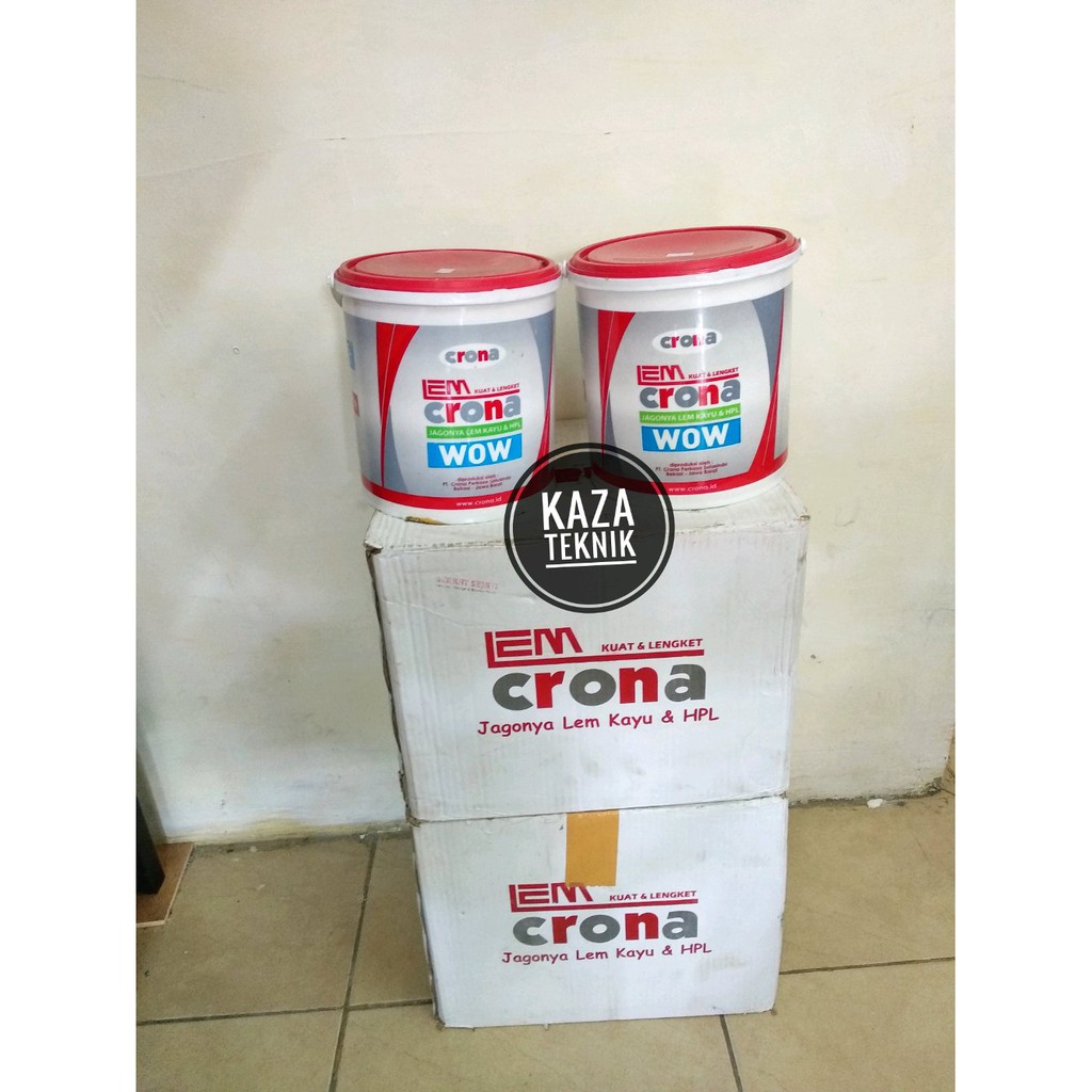 

Dijual Lem Crona WOW 4kg Murah