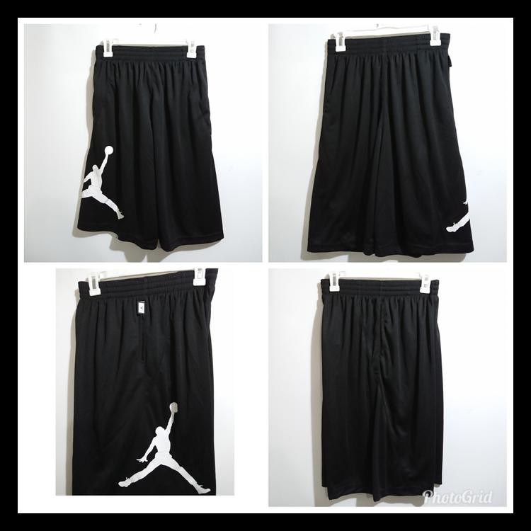 100%Original Celana Basket Nike Jordan Rise Vertical Hitam Putih Kw Grade Original Aman Dan