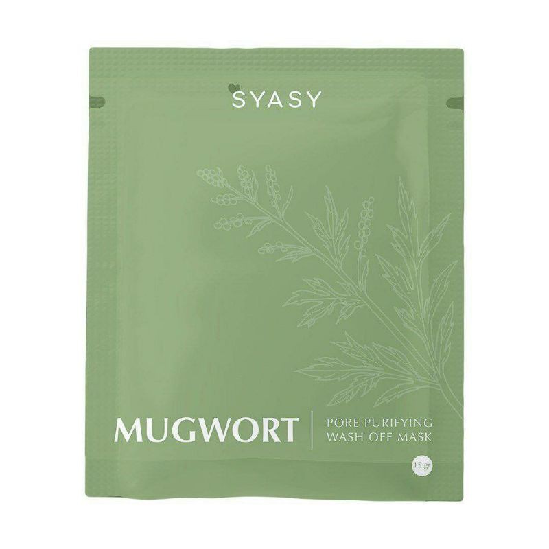 (RESS RESMI) SYASY.ID Mugwort Wash Off Face Mask