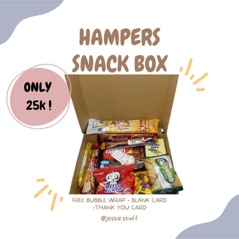 

HAMPERS SNACK GIFT BOX (L) / HAMPERS SNACK / GIFT BOX SNACK