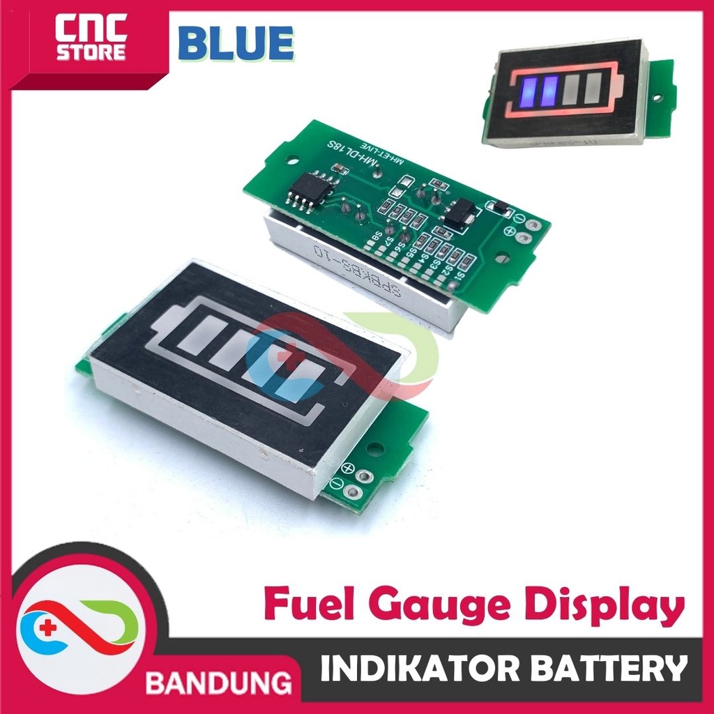 LITHIUM BATTERY FUEL GAUGE DISPLAY MODULE 1/2/3/4/6/7/8S BLUE